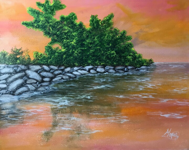 Healing 绘画, 24x30 in
