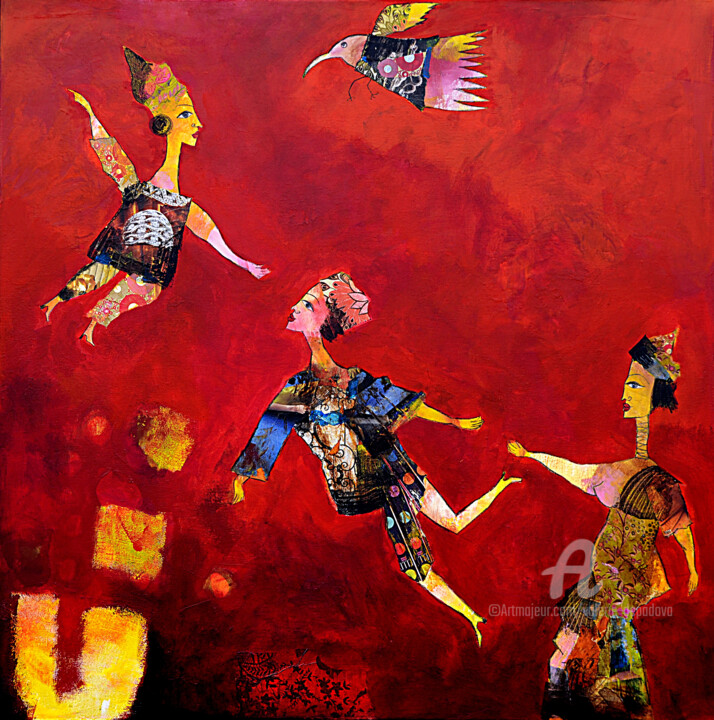 绘画,  39.4x39.4 in 