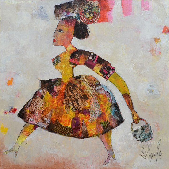 Peinture intitulée "Cassis" par Valérie Depadova, Œuvre d'art originale, Acrylique