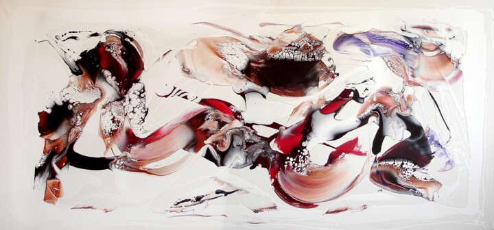 Painting titled "Emotion In Motion" by Paresh Nrshinga F R S A, Original Artwork, Acrylic Mounted on Wood Stretcher frame