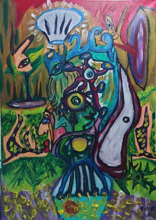 Vida dame vida 绘画, 36.2x25.6 in