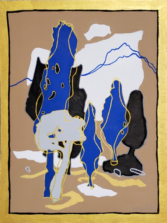 Peinture intitulée "Provence 2" par Thomas Rodet, Œuvre d'art originale, Acrylique