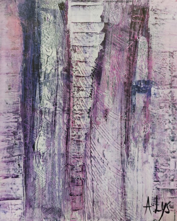 Purple Nature 绘画, 11.8x9.5 in