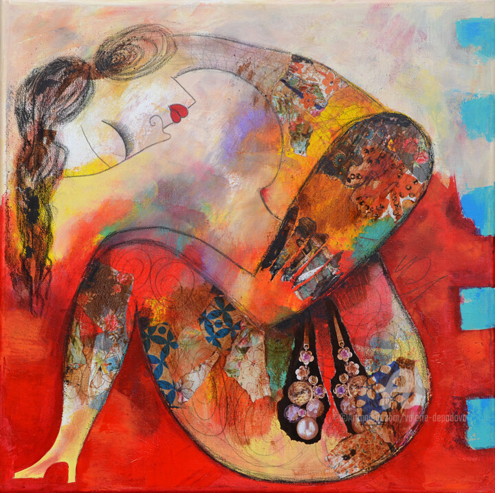 Peinture intitulée "Tout à fait tranqui…" par Valérie Depadova, Œuvre d'art originale, Acrylique