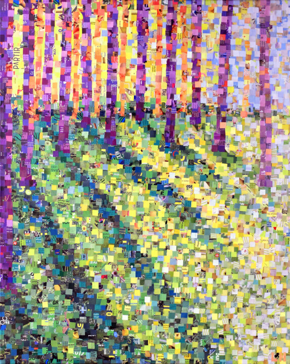 L'orée Collages, 31,9x25,6 in