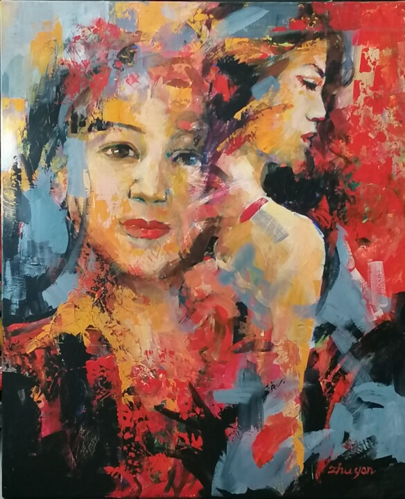 Mariée 绘画, 28.7x23.6 in