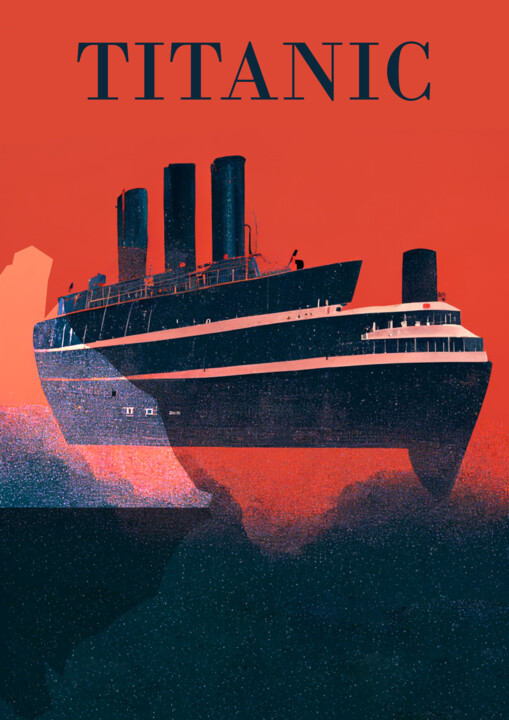 titanic 数字艺术