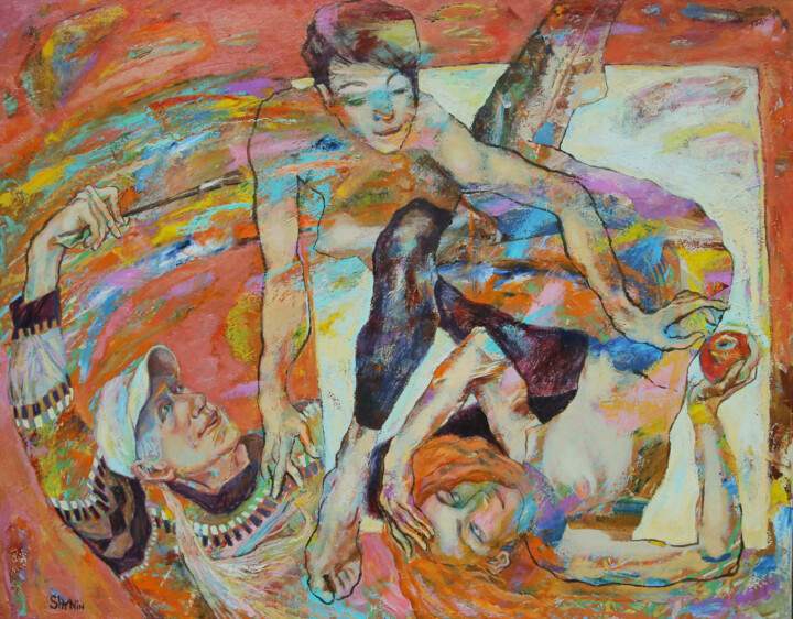 Creation 绘画, 29.5x37.4 in