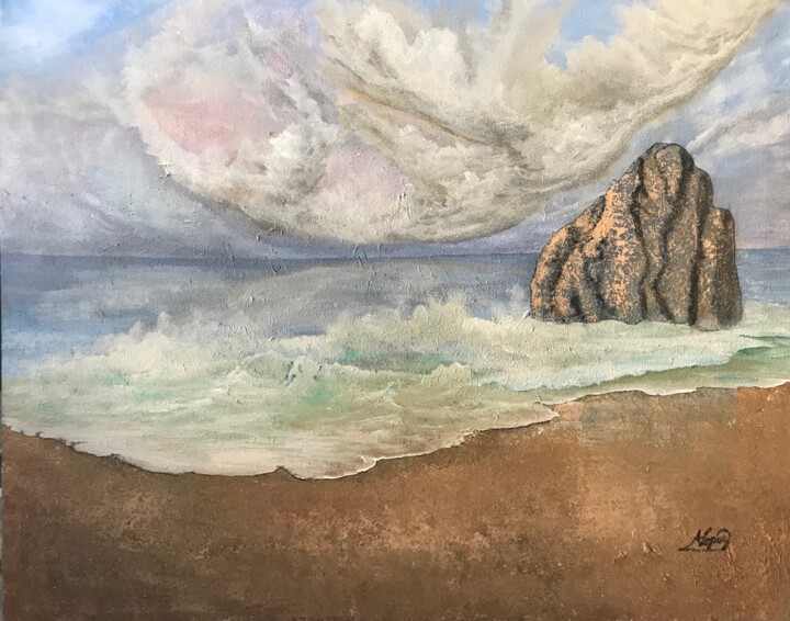 Schilderij getiteld "Dreamscape" door Alicia Lopez, Origineel Kunstwerk, Acryl
