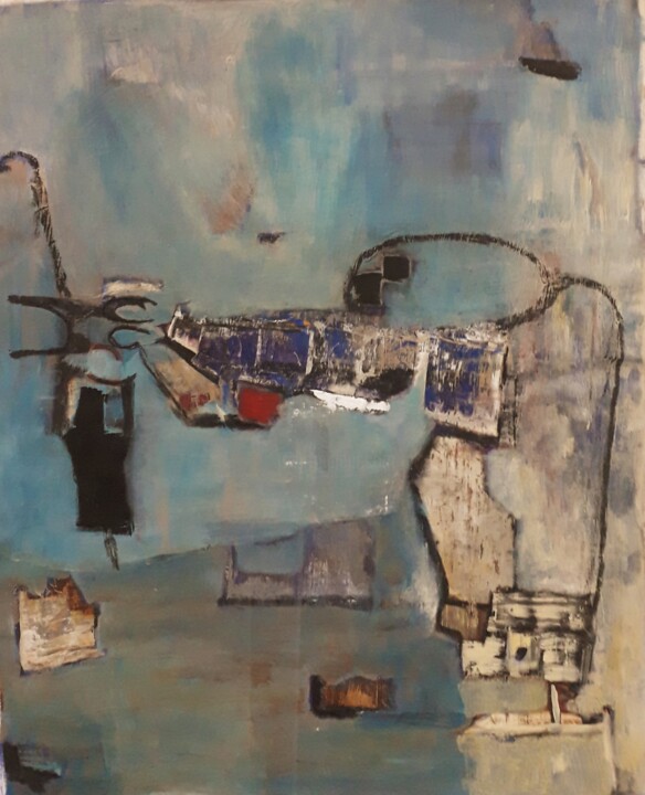 les ailes du non-désir. 绘画, 33.5x26 in