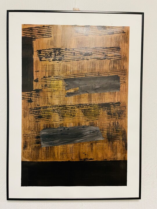 "La partition de la vie" 绘画, 23.6x17.7 in