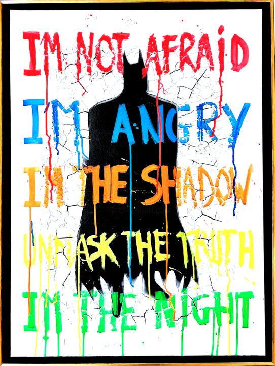Batman 绘画, 31.9x23.6 in