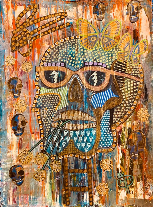 VANITÉ IV 绘画, 31.5x23.6 in