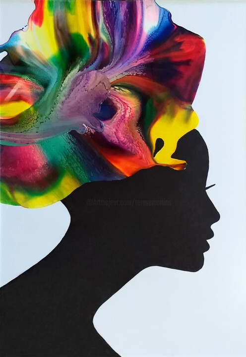 Turban 绘画, 38.6x27.6 in