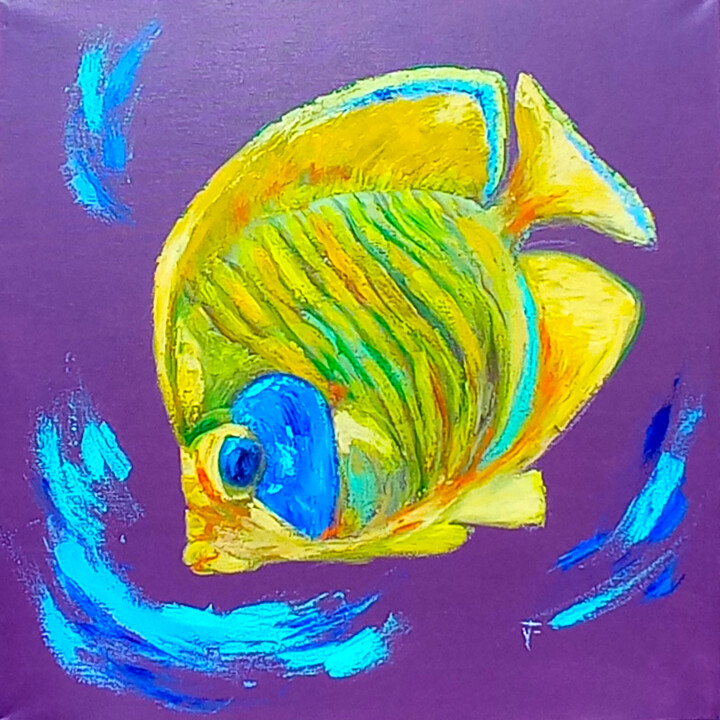 绘画,  19.7x19.7 in 