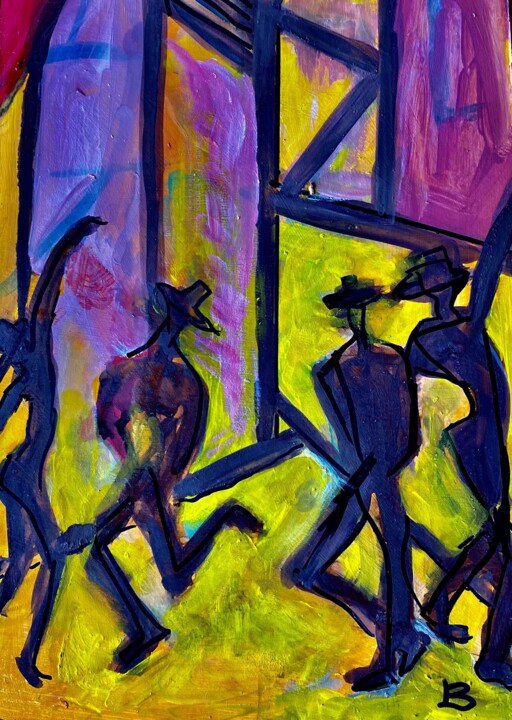 绘画,  13.4x8.7 in 