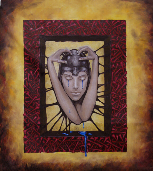 Victory 绘画, 30.7x27.6 in