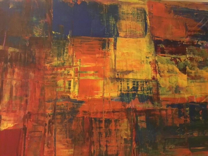 Unit #1030 “Wyoming Sunrise” 绘画, 24x36 in