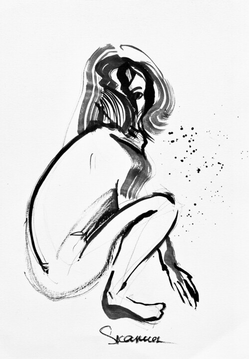 Étrange 图画, 16.5x11.8 in