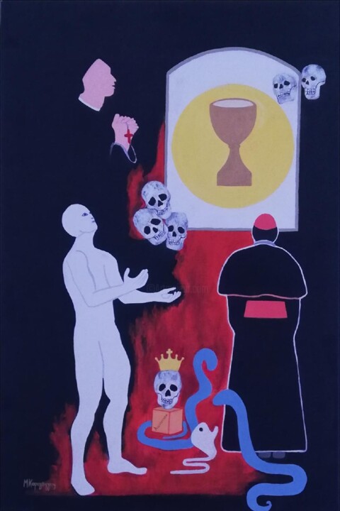 " GRAAL " 绘画, 35.4x23.6 in