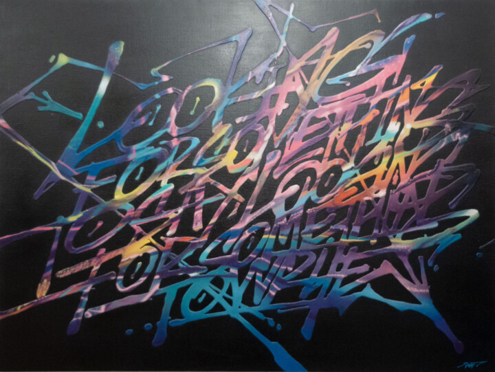 Interrogation écrite 绘画, 38.2x51.2 in