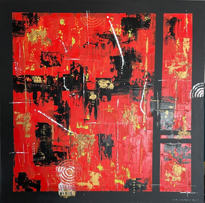 Ecarlate 绘画, 31.5x31.5 in
