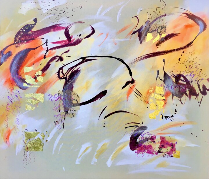 Mouvement de l'âme 绘画, 37.4x43.3 in