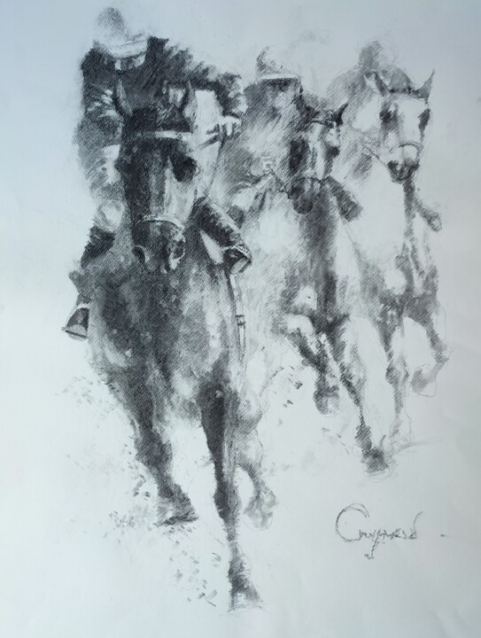 Galop 2 Disegno, 25,6x19,7 in
