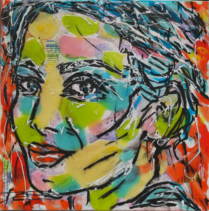 Laura 绘画, 11.8x11.8 in