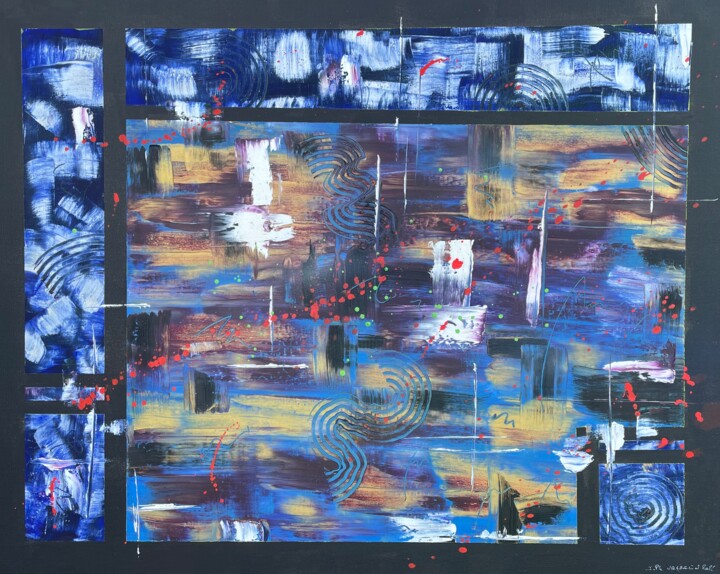 Féérie bleue 绘画, 31.5x39.4 in
