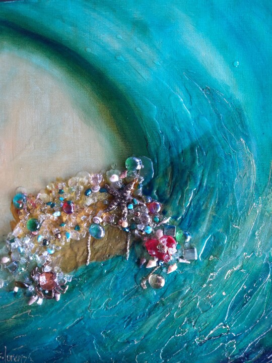 Treasure from the Sea 绘画, 20x16 in