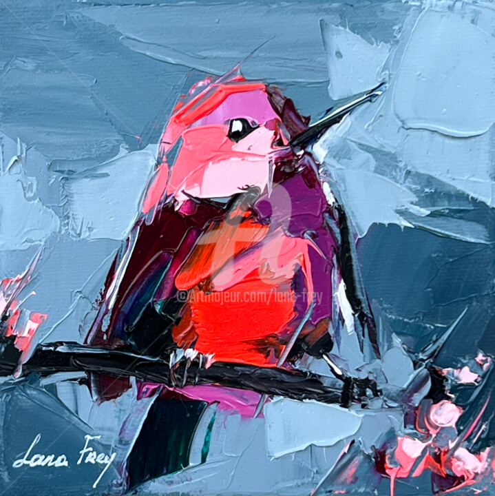 Sweet pink 绘画, 5.9x5.9 in