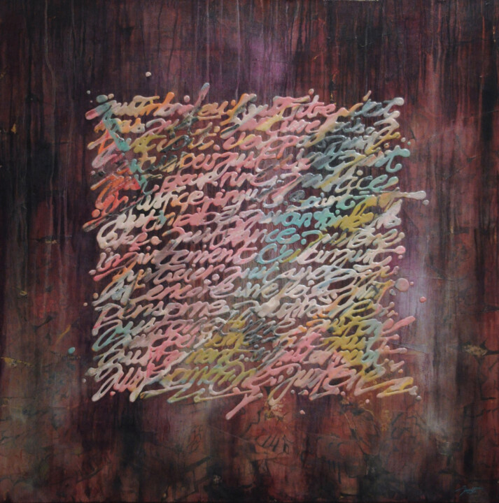 绘画,  39.4x39.4 in 