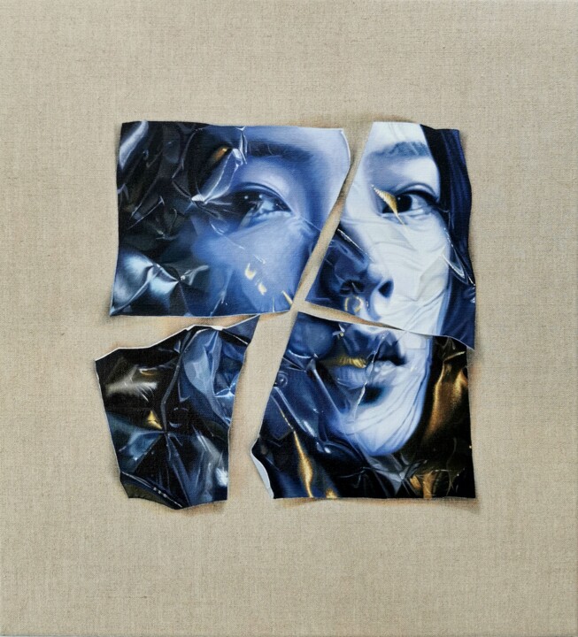 Peinture intitulée "Parts Of Her I" par Kiara Peelman, Œuvre d'art originale, Huile Monté sur Châssis en bois