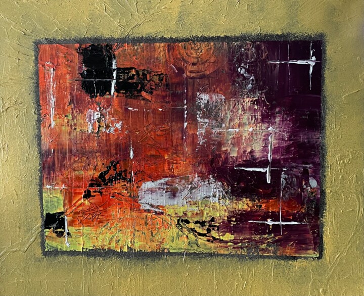 Songe doré 绘画, 18.1x21.7 in