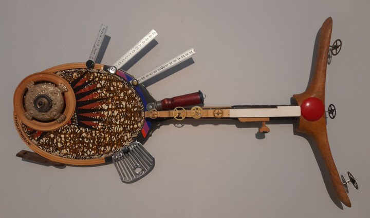 LE POISSON PILOTE 雕塑, 29.1x8.7 in