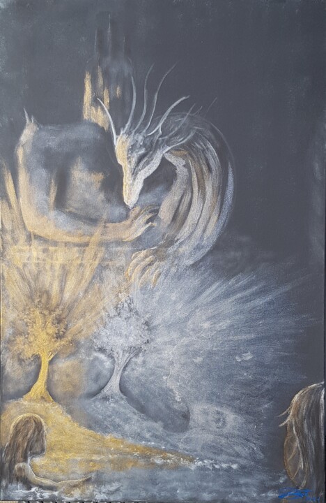 Laureline 绘画, 45.3x29.5 in