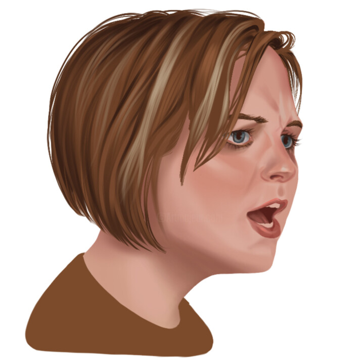 Digital Arts titled "woman. people and e…" by Oxana.Art8, Original Artwork, 2D Digital Work