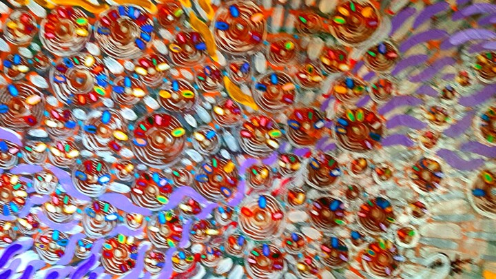 Peinture intitulée "Osho Quote #1" par John Dobson, Œuvre d'art originale, Acrylique Monté sur Autre panneau rigide