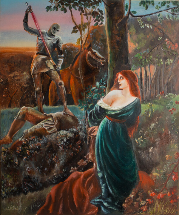 The New Knighthood 绘画, 23.6x19.7 in