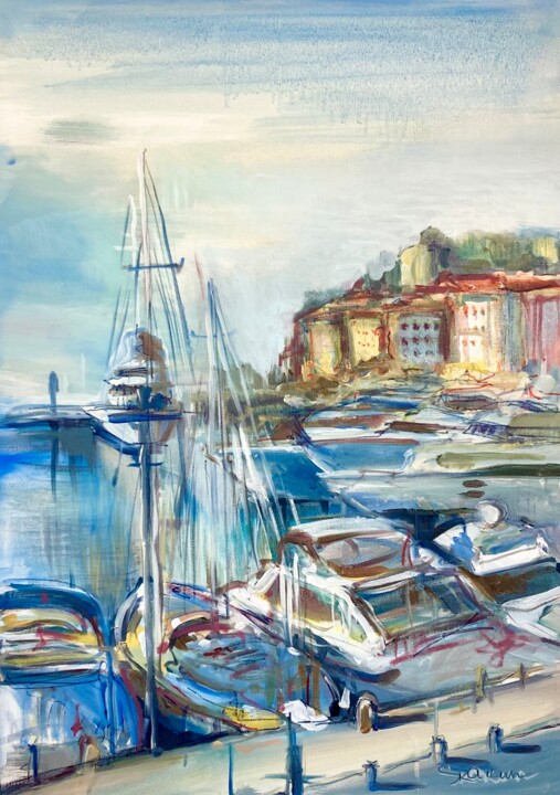 Port de Nice 绘画, 27.6x19.7 in