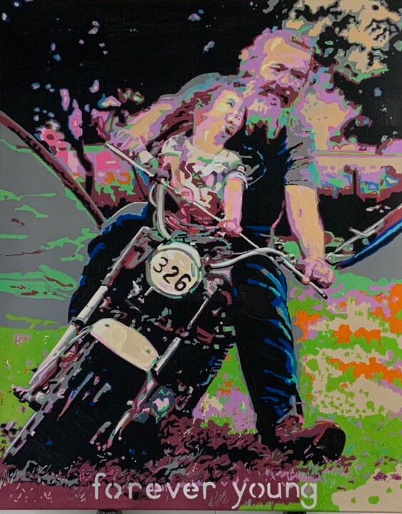 Forever young 绘画, 39.4x31.5 in