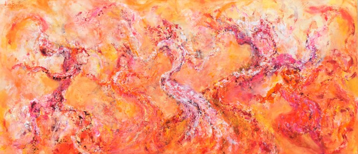 绘画,  27.6x63 in 