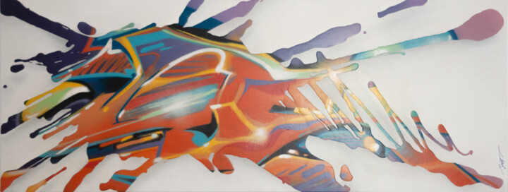 Insiderz II 绘画, 27.6x74.8 in