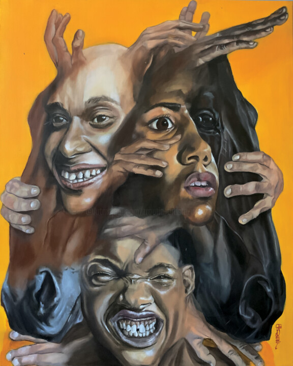 Confinement 绘画, 39.4x31.5 in