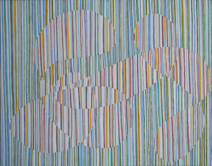 Ζωγραφική με τίτλο "Syntax #2" από Stephen Grossman, Αυθεντικά έργα τέχνης, Λάδι