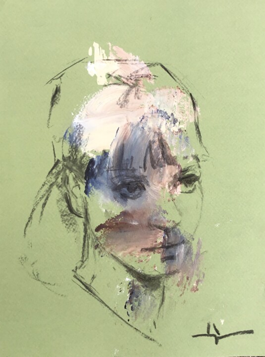 图画,  12.6x9.5 in 