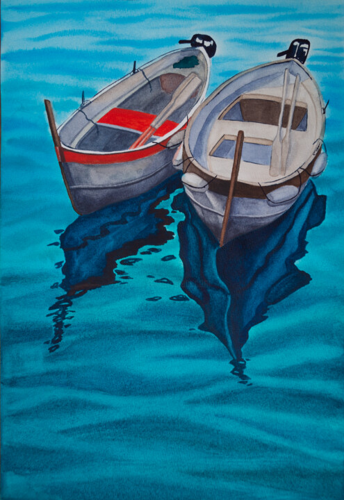 Silence and peace Painting, 15x10.2 in
