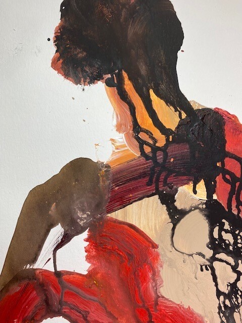 TRAIT VIVANT 7 绘画, 25.6x19.7 in