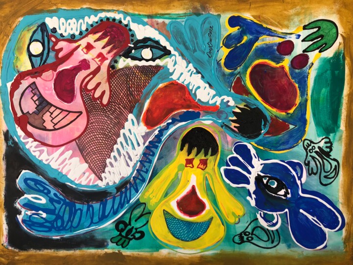 Picasso Dolls 绘画, 23x31 in